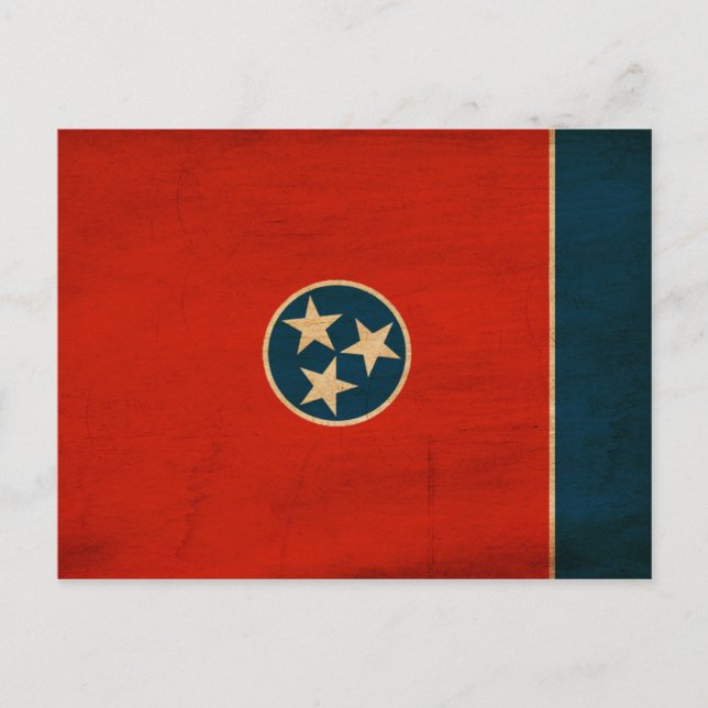 Carte Postale Drapeau du Tennessee (Devant)