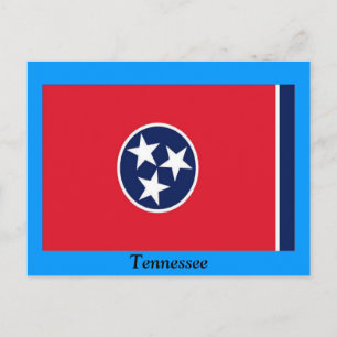 Carte Postale Drapeau du Tennessee