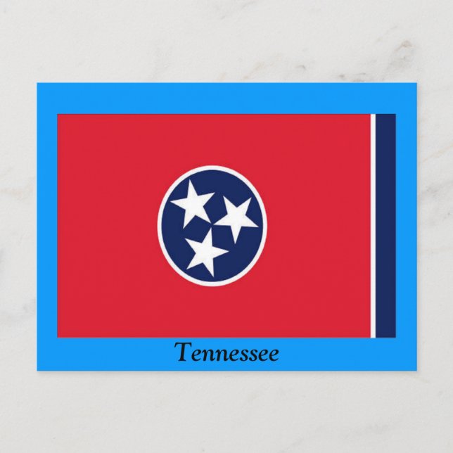 Carte Postale Drapeau du Tennessee (Devant)
