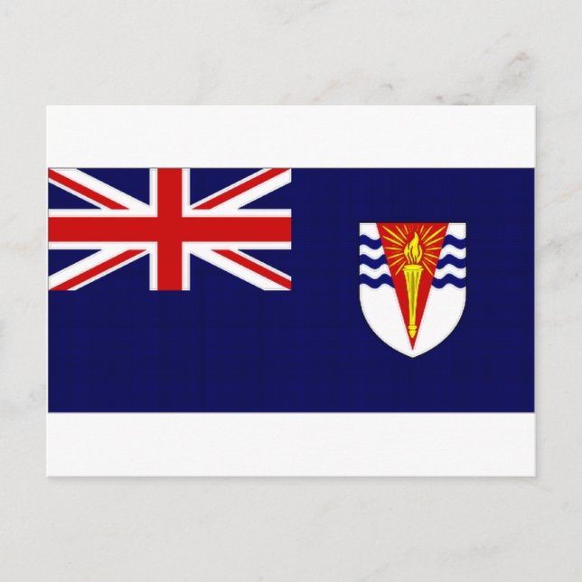 Carte Postale Drapeau du territoire antarctique britannique (Devant)