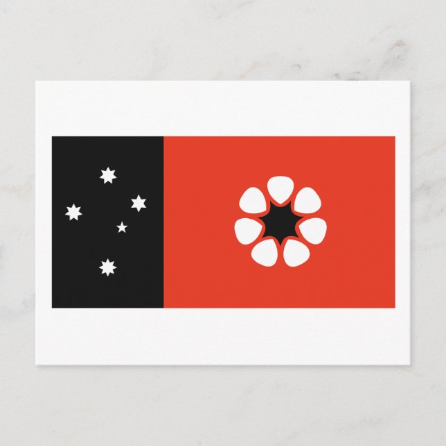 Carte postale Drapeau du Territoire du Nord (Devant)
