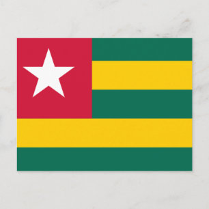 Carte Postale Drapeau du Togo