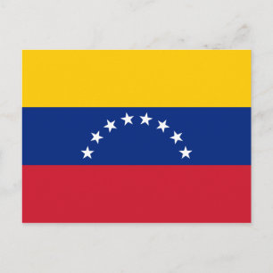 Carte Postale Drapeau du Venezuela