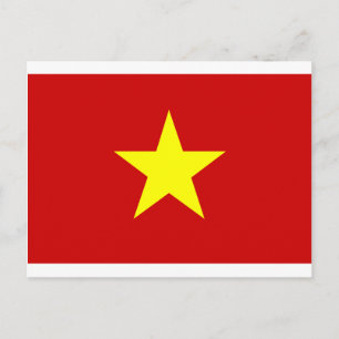 Carte Postale Drapeau du Vietnam