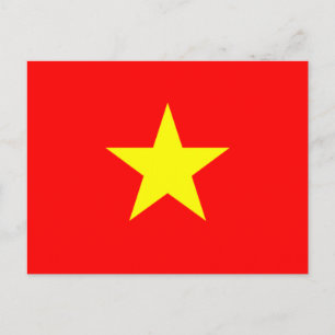 Carte Postale Drapeau du Vietnam