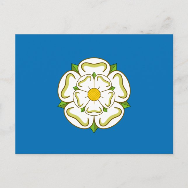 Carte Postale Drapeau du Yorkshire (comté anglais) (Devant)