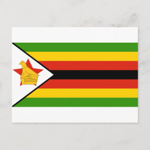 Carte Postale drapeau du zimbabwe