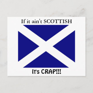 Carte Postale Drapeau écossais