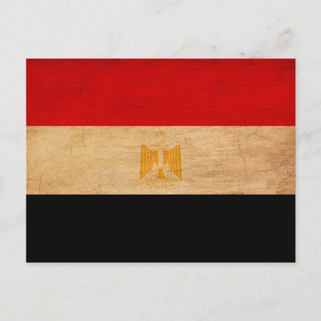 Carte Postale Drapeau égyptien (Devant)