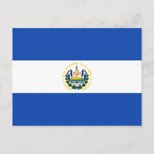 Carte postale Drapeau El Salvador
