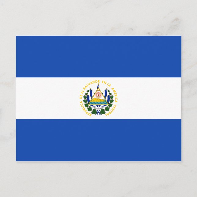 Carte postale Drapeau El Salvador (Devant)