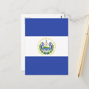 Carte Postale Drapeau El Salvador