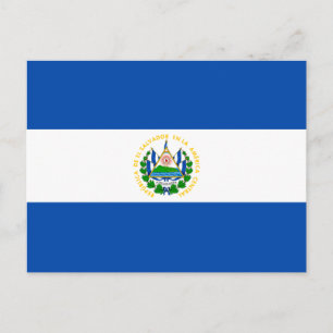 Carte Postale Drapeau El Salvador