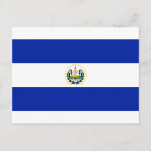 Carte Postale Drapeau El Salvador