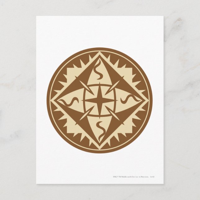 Carte Postale Drapeau elven (Devant)