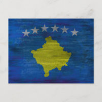Drapeau en détresse du Kosovo