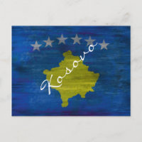 Drapeau en détresse du Kosovo