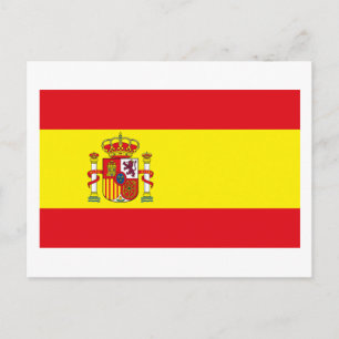 Carte postale drapeau Espagne