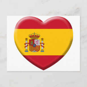 Carte Postale Drapeau Espagne