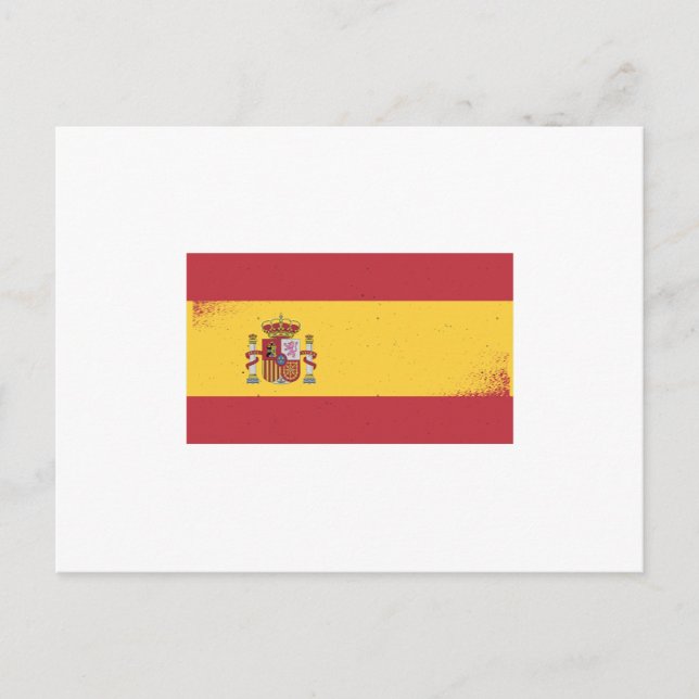 Carte Postale Drapeau Espagne (Devant)