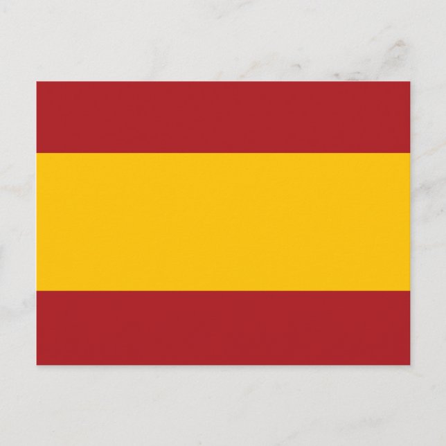 Carte postale drapeau Espagne (Devant)