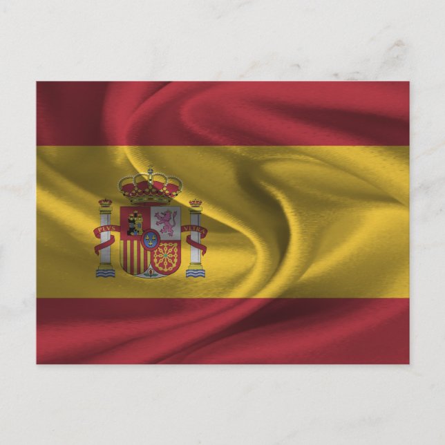 Carte Postale Drapeau Espagne (Devant)