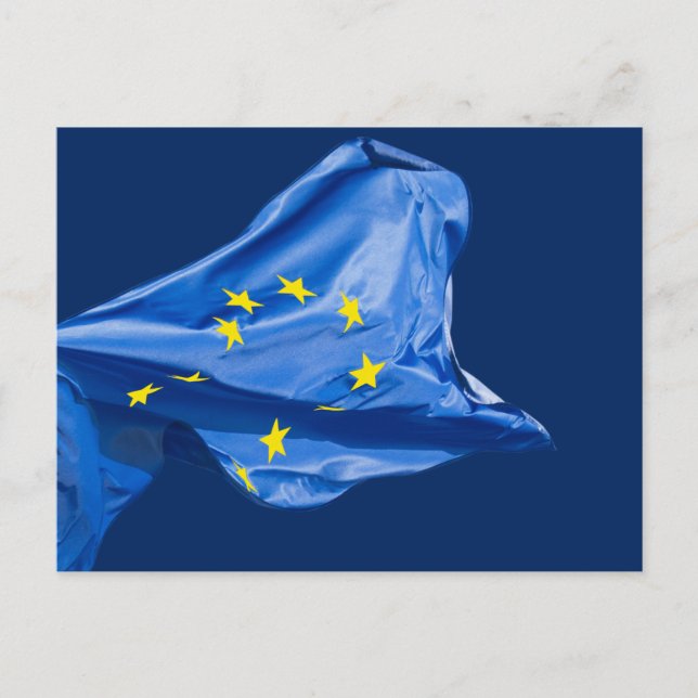 Carte Postale Drapeau européen (Devant)