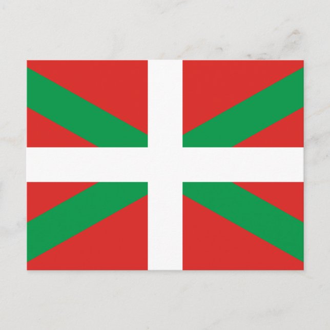 Carte Postale Drapeau Euskadi (Devant)