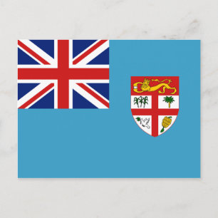 Carte postale Drapeau Fidji