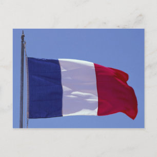 Carte Postale drapeau français