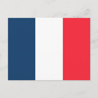 Carte Postale Drapeau français