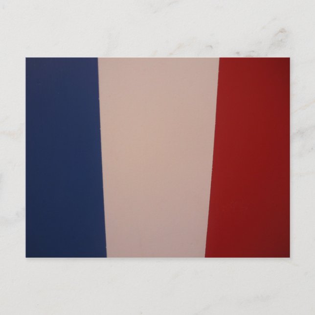 Carte Postale drapeau français (Devant)