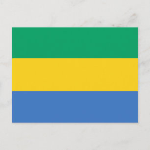 Carte Postale Drapeau Gabon