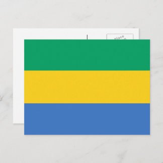 Carte Postale Drapeau gabonais, Drapeau du Gabon