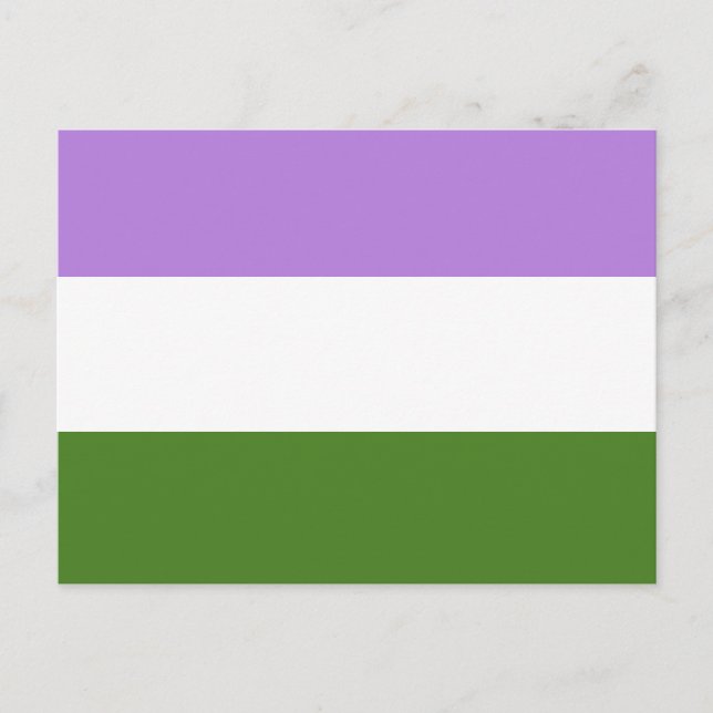 Carte Postale Drapeau GENDERQUEER ORIGINAL -.png (Devant)