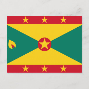 Carte Postale Drapeau Grenade GD