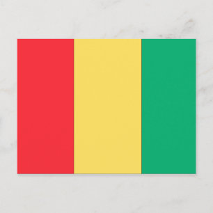 Carte Postale Drapeau Guinée