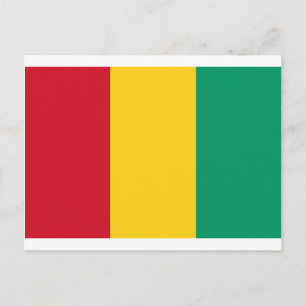 Carte Postale Drapeau Guinée