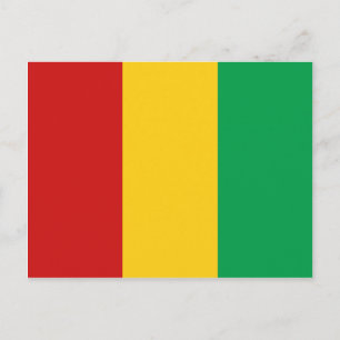 Carte postale Drapeau Guinée-Conakry