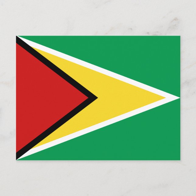 Carte postale Drapeau Guyana (Devant)