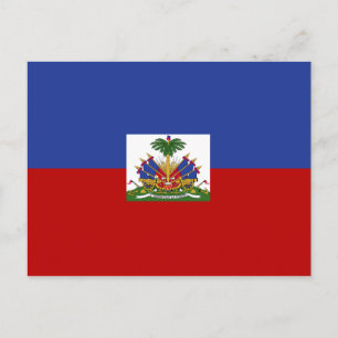 Carte Postale Drapeau haïtien classique