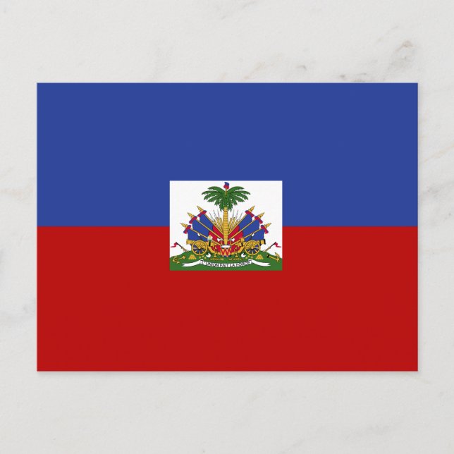 Carte Postale Drapeau haïtien classique (Devant)