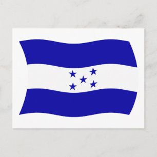 Carte postale Drapeau Honduras