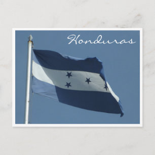 Carte Postale drapeau hondurien