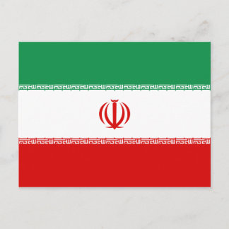 Carte postale Drapeau Iran