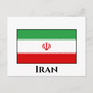 Carte Postale Drapeau Iran (Iran)