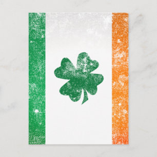 Carte Postale Drapeau irlandais