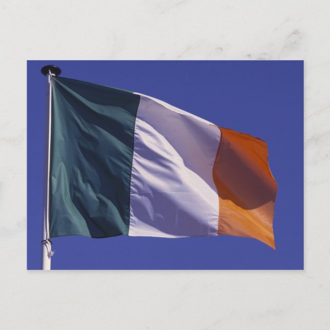 Carte Postale Drapeau irlandais (Devant)