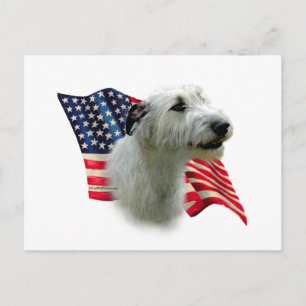 Carte Postale Drapeau irlandais Wolfhound
