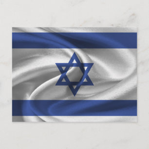 Carte Postale Drapeau Israël